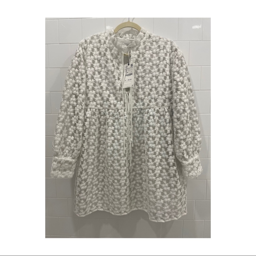 Zara Eyelet Dress
